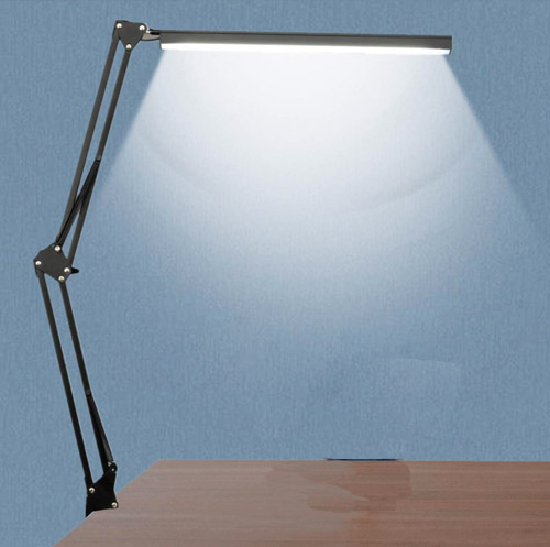 Lampe Architecte Pliable avec Clamp, Lampe Esthétique à 3 Modes